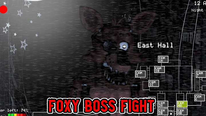 FNAF: Real Time Foxy Boss Fight (No Commentary)