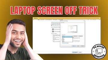 How To Turn Off Screen Of A Laptop But Keep PC Running In Windows 10/8/7 - Step-by-Step Guide