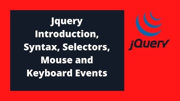 Jquery Tutorial For Beginners In Hindi/Urdu | Jquery Introduction & Events | Tutorial #01