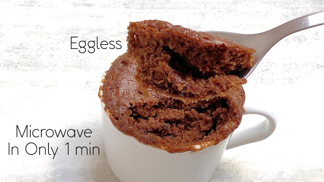 1 Minute Perfect Coffee mug Cake in Microwave YouTube