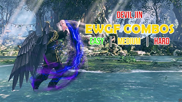Devil Jin EWGF Combos: Easy - Hard | Tekken 8