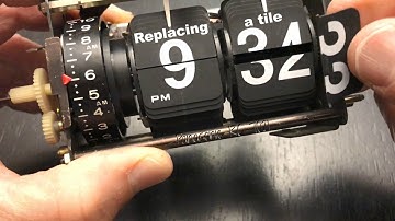 Replacing a flip tile - Panasonic RC 7021
