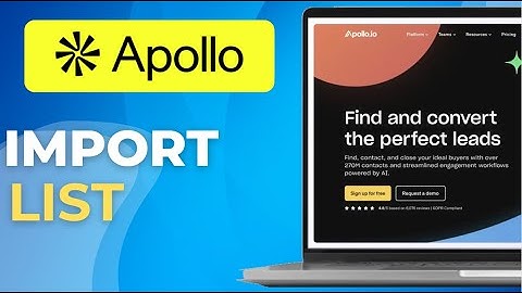 How to Import List to Apollo io