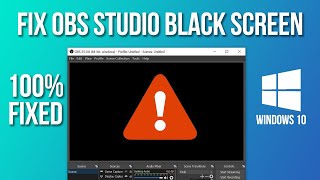 how to fix obs studio display capture black screen issue | fix black screen issue in obs studio