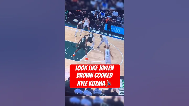 LOOK LIKE JAYLEN BROWN COOKED KYLE KUZMA⛹🏽‍♂️ #trending #nba #trending #shorts #viral #comment