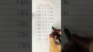 Table 134 Math 134 Table Math