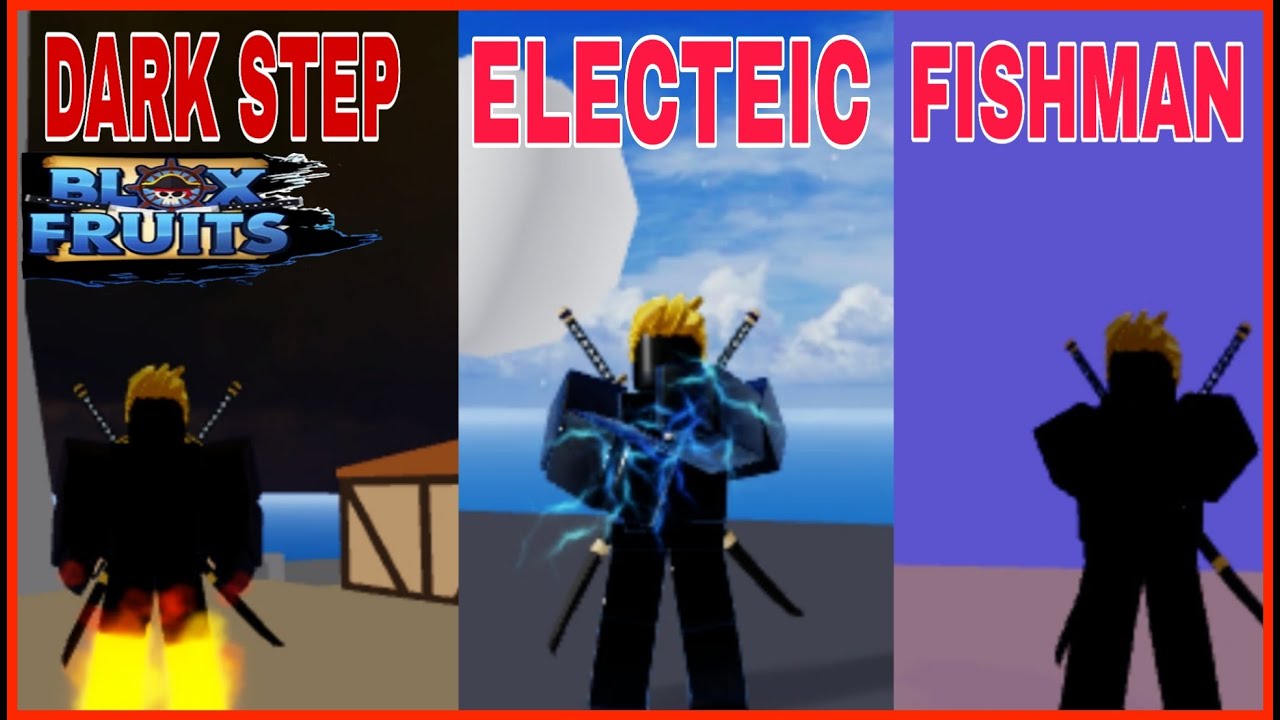 Blox Fruits Showcase: Dark Step (THE FIRST FIGHTING STYLE OF THE FIRST SEA)  