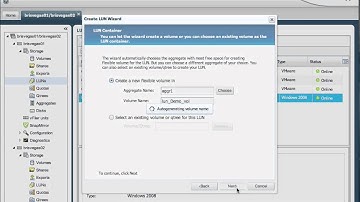 NetApp SystemManager Demo - Vol, SnapMirror, LU and Dedupe