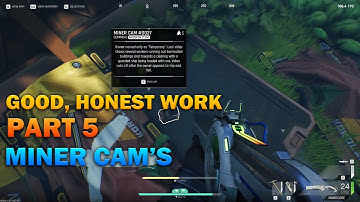 Good, Honest Work Part 5: Miner Camera