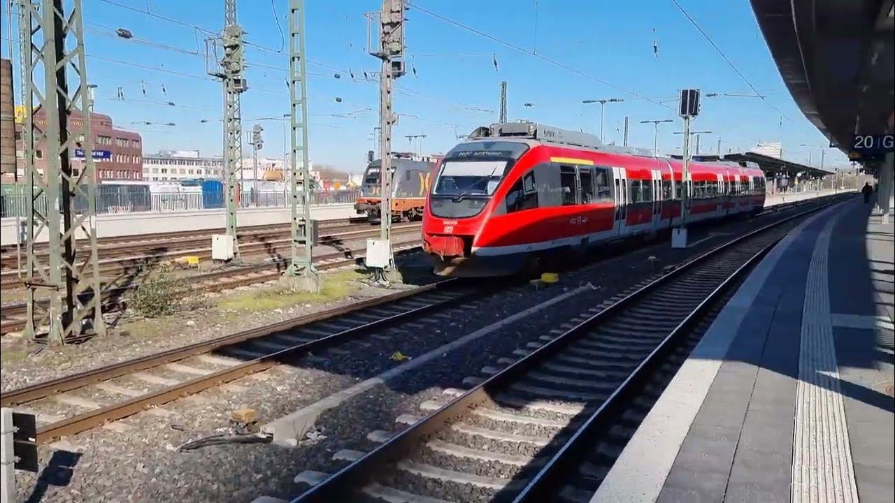 Dortmund Hbf DB Regio Zug RB43 von Dorsten und nach Dorsten 02.03.2023.4K YouTube