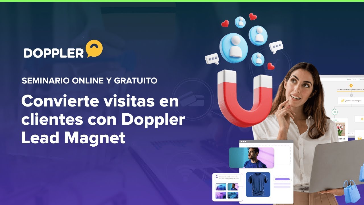 Convierte visitas en clientes con Doppler Lead Magnet - YouTube