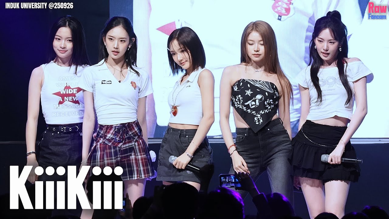 키키 KiiiKiii 대학축제 풀캠 ♬ DANCING ALONE ♬ BTG ♬ GROUNDWORK ♬ Strawberry Cheesegame ♬ I DO ME @250926 인덕대