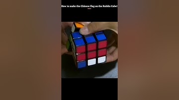 Chinese Flag on Rubiks Cube!!