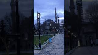 Call to Prayer between Blue Mosque and Hagia Sophia