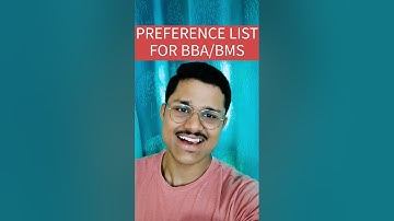 BBA/BMS📝PREFERENCE SHEET FOR DELHI UNIVERSITY | PREFERENCE LIST STRATEGY FOR DU