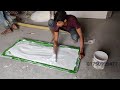 Pop False ceiling Tiles Making || Gypsum Ceiling Board Making || Plaster Ceiling Desing Installation