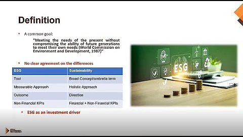 What is the difference between ESG and Sustainability? The applications in procurement