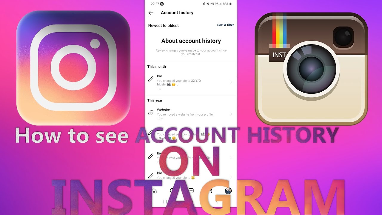 How To See Account History On Instagram | 2022