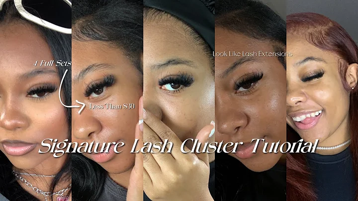 DIY Lash Extensions At HOME | Amazon Lash Clusters *4 FULL Sets for Less than $30* ft. Focipeysa