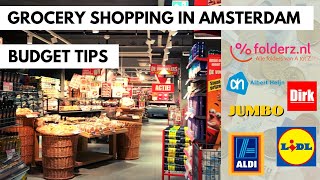 GROCERY SHOPPING IN AMSTERDAM | TIPS ON HOW TO SAVE MONEY | Budget tips series