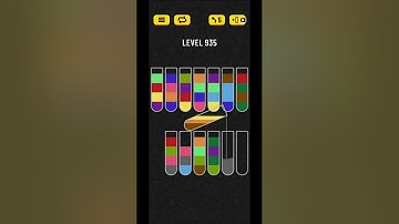 Water sort puzzle level 935