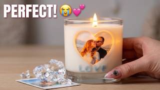 I Put Our Photo Inside a Candle… 😭💕 DIY Gift Idea (ASMR)