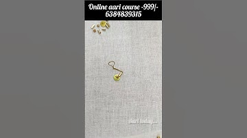 Aari challenge/Day-181/Simple butta easy method/#Aaritoday #Butta #Simplebuttawork