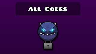 GEOMETRY DASH: THE VAULT OF SECRETS ALL SECRET CODES (2023)