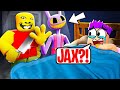 JAX From AMAZING DIGITAL CIRCUS Plays ROBLOX WEIRD STRICT DAD 2!? (SECRET ENDING)