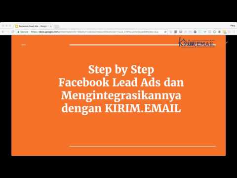 Cara Ngiklan dengan Facebook Lead Ads - KIRIM.EMAIL Live Episode #4