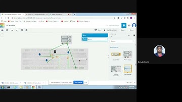 Frequency Response of Common Emitter Amplifier using TinkerCAD