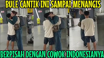 BULE CANTIK NANGIS TIDAK RELA MENINGGALKAN COWOK INDONESIA