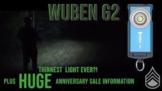 Wuben G2 - Is This The Thinnest Light Ever?! (HUGE SALE INFORMATION!)