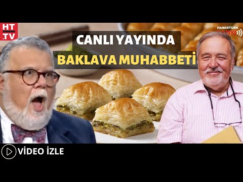 İlber Ortaylı İle Celal Şengör'ün Canlı Yayında Baklava Muhabbeti