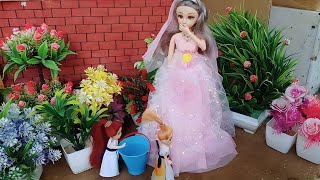 Barbie Doll All Day Routine In Indian Village\/Sita Ki Kahani Part-49\/Barbie Doll Bedtime Story||