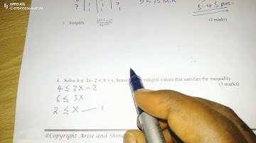 LINEAR INEQUALITIES. INTEGRAL VALUES