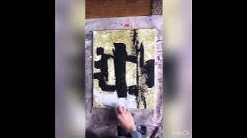Very easy abstract art tutorial | Bold Abstract Painting Demo | Day 8 | by Alex Dinets