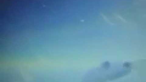 Alleged UFO filmed from an airplane window