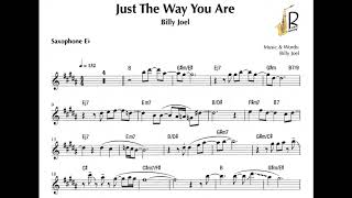 Just the way you are Eb backing track