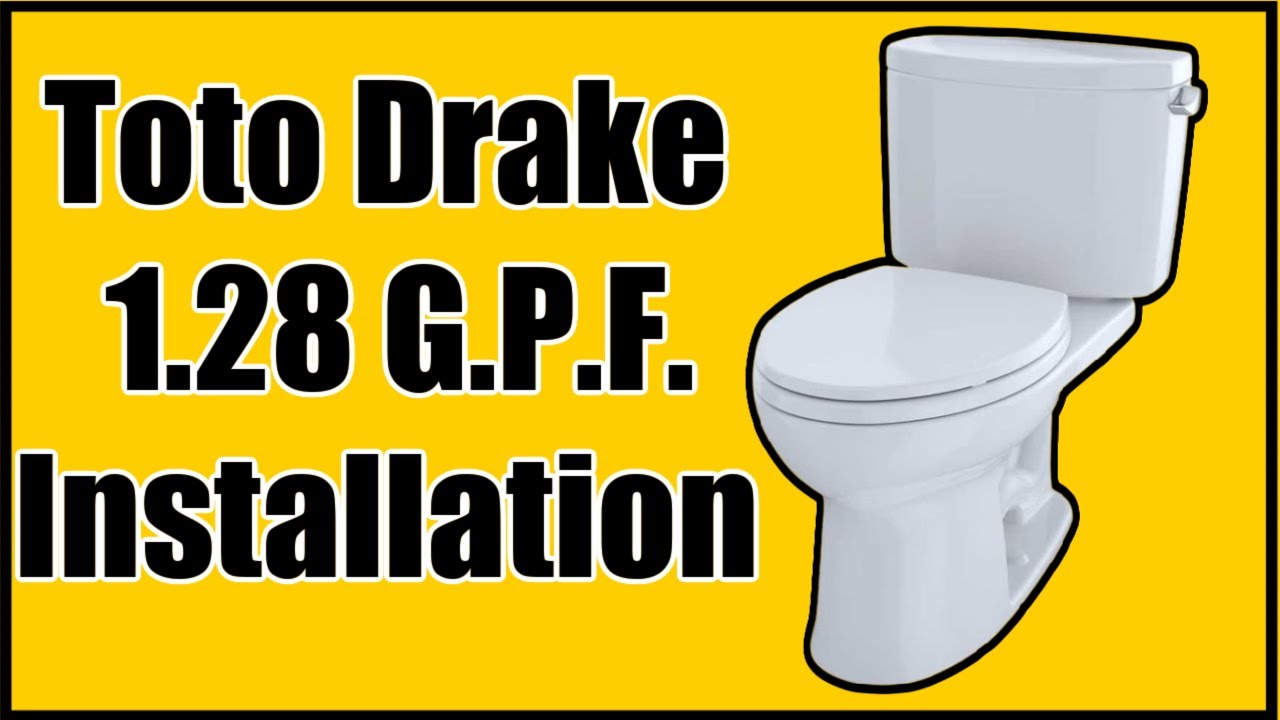Toto Drake Comfort Height Elongated Toilet YouTube
