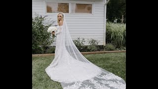 Mermaid Wedding Dress with Custom Sleeves - Made with Love Bridal "Penny" 🤍  - TruLove Films