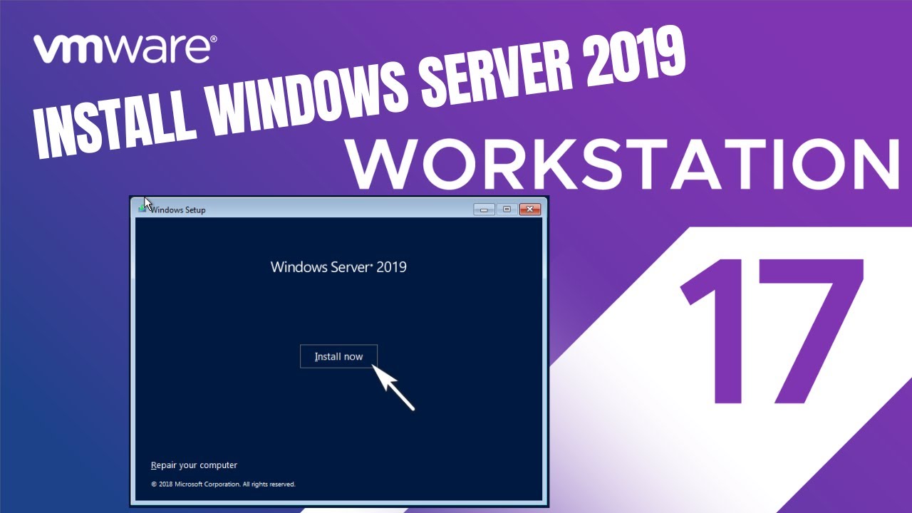 VMware Workstation | How to Install Windows Server 2019 on VMware ...
