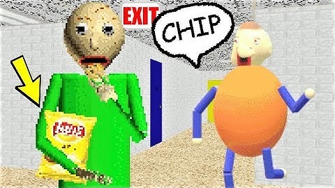 BALDI DISCOVERS CHIPS!! HE LOVES EATING THEM!! | Baldi