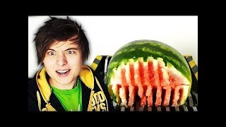 ИВАНГАЙ - ИЗМЕЛЬЧАЮ АРБУЗ И ДРУГИЕ ОВОЩИ ОГРОМНЫМ НОЖОМ! ИВАНГАЙ - ИЗМЕЛЬЧАЮ АРБУЗ И ДРУГИЕ ОВОЩИ ОГРОМНЫМ НОЖОМ!