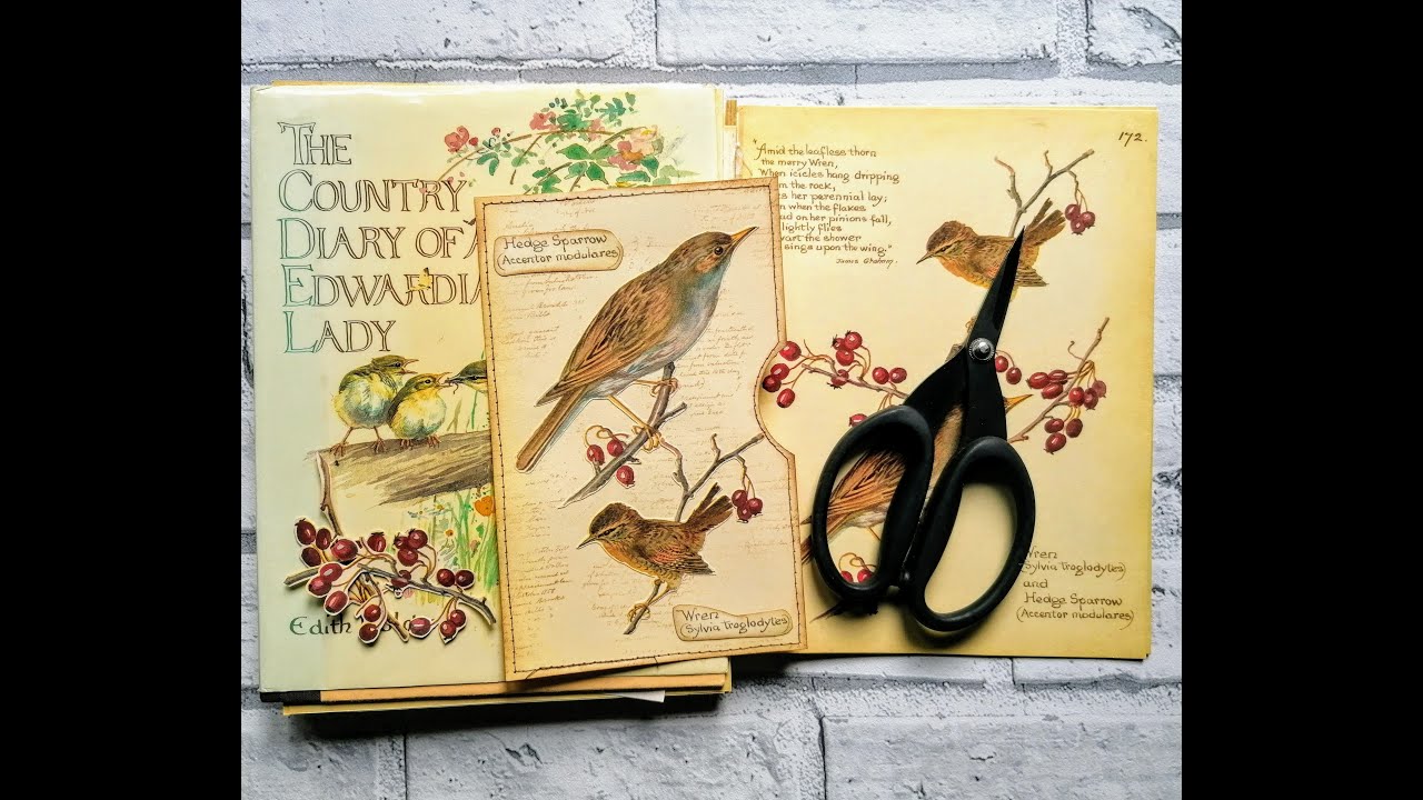 Editing Edith Holden - Country Diary Junk Journal Ephemera