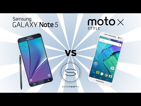 Samsung Galaxy Note 5 vs Moto X Style/Pure
