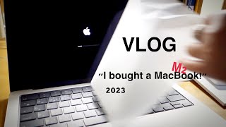 VLOG）I bought a M2macbook pro!‍久しぶりにMacbook pc 買いました