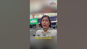 Last day of classes retained despite suspension of face-to-face classes - VP Sara