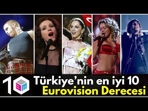 Türkiye&rsquo;nin En İyi 10 Eurovision Derecesi