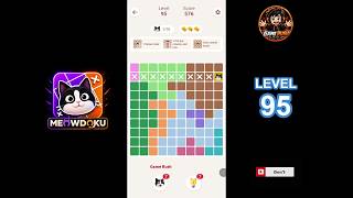 Meowdoku Level 95 walkthrough | full solution